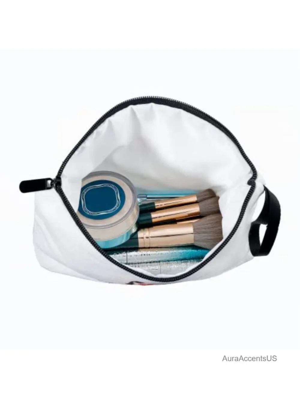 Sewing Quilting Gift Makeup Bag Cosmetic Pouch for Women Canvas Zipper